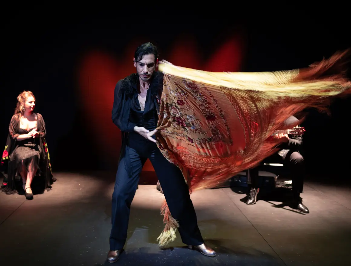 A man from the Royal Opera of Madrid dancing flamenco - Authentic Flamenco in Washington DC: A Traditional Spanish Show